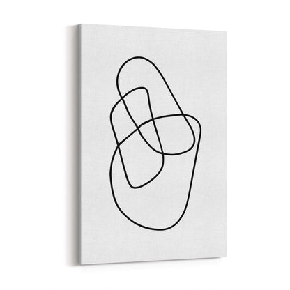 Minimal Abstract Modern Line Artwork Wall Art #2 - The Affordable Art Company