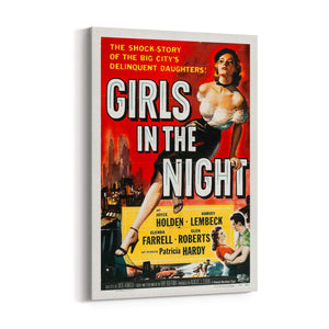 Girls Of The Night Vintage Advert Wall Art - The Affordable Art Company