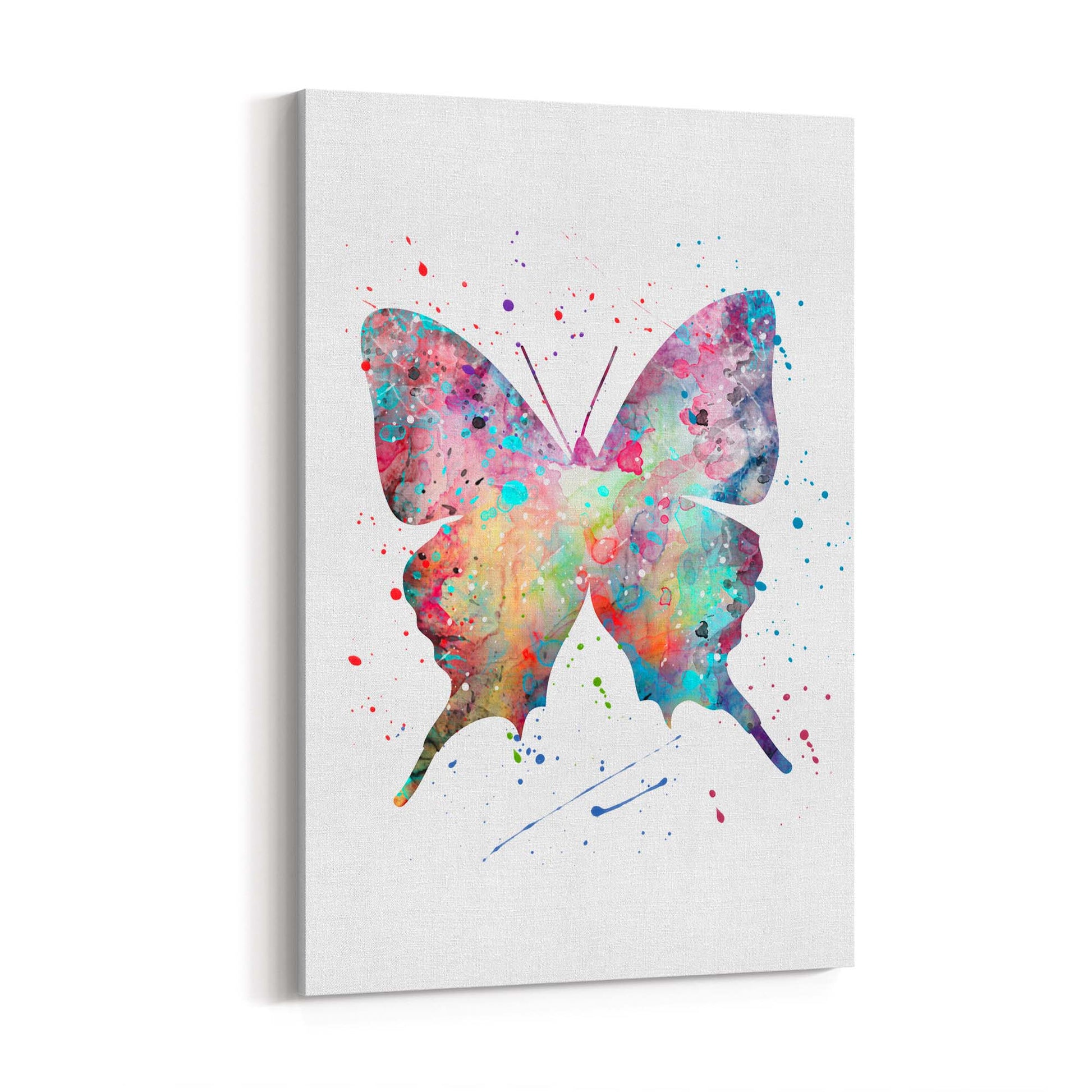 Butterfly Cute Nursery Baby Toddler Wall Art #1 - The Affordable Art Company