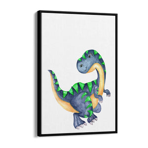 Cute Cartoon Dinosaur Boys Bedroom Wall Art #4 - The Affordable Art Company