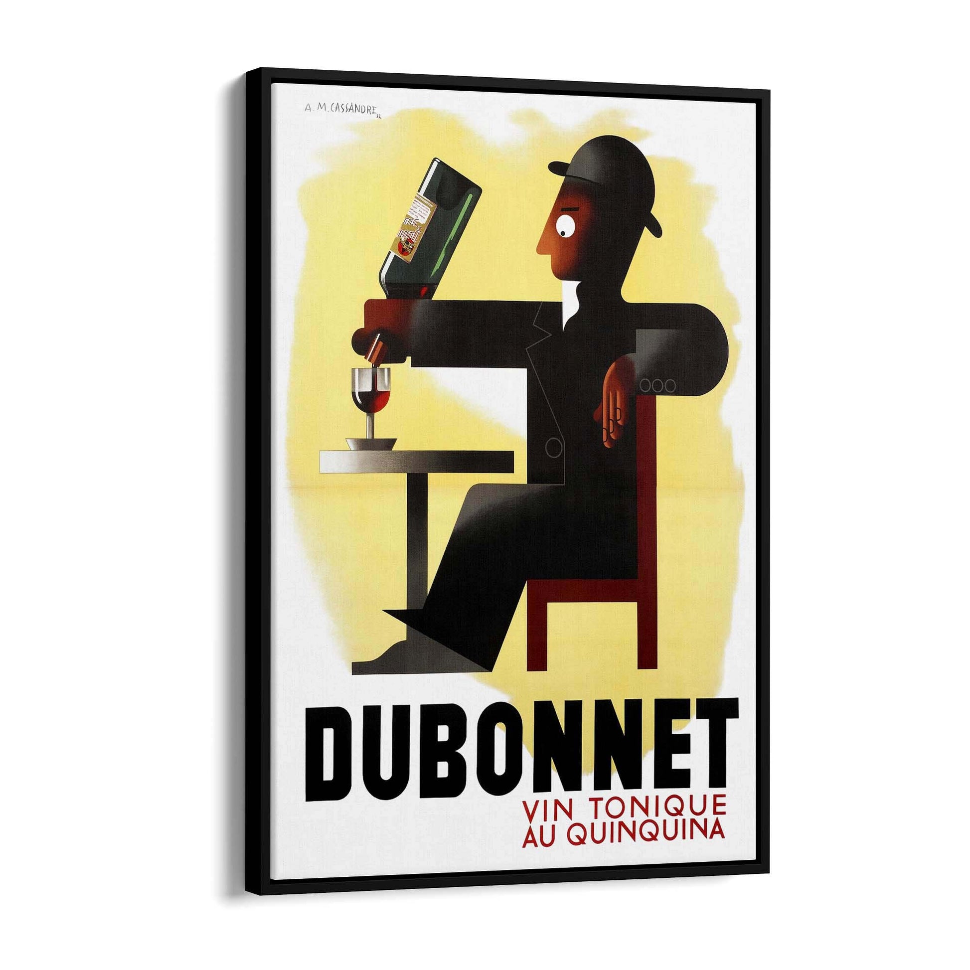 Vin Tonique Dubonnet Vintage Advert Wall Art - The Affordable Art Company