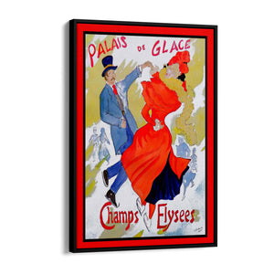 French Palais de Glace Vintage Advert Wall Art - The Affordable Art Company