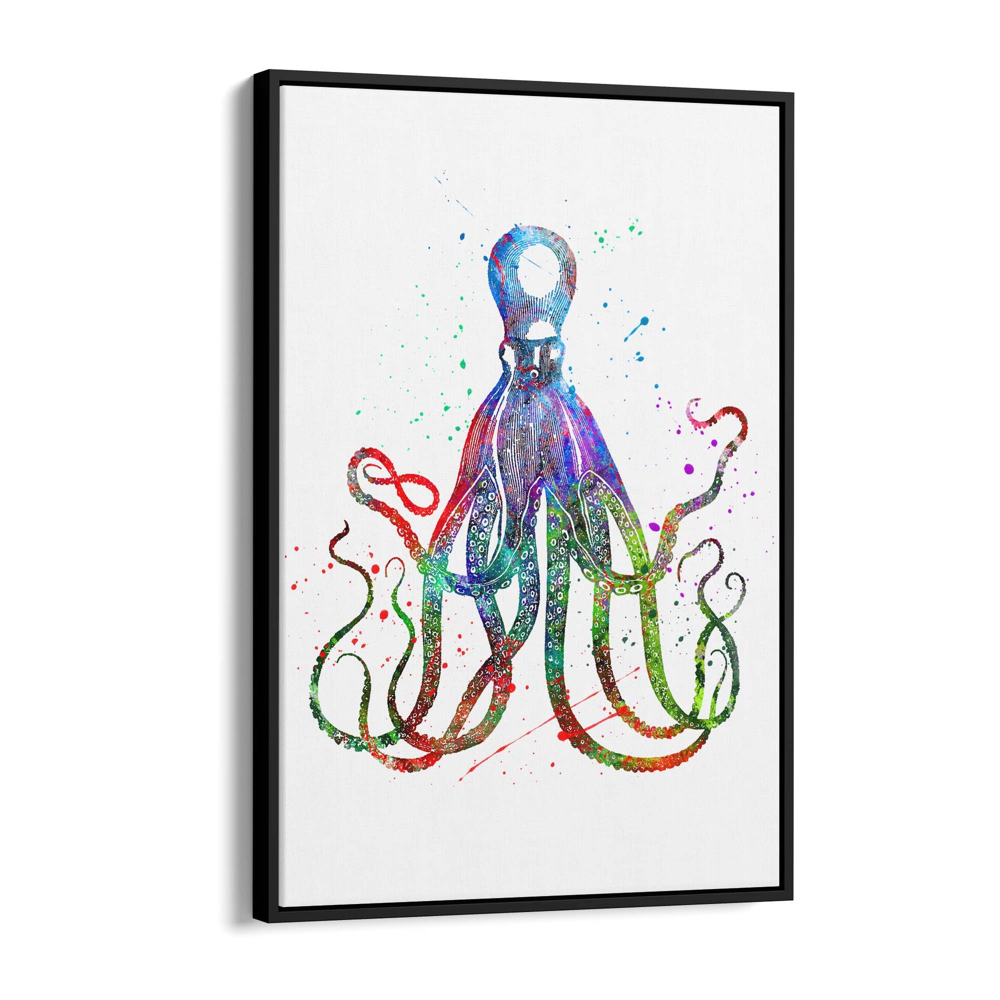 Cite Giant Squid Painting Sealife Nursery Wall Art - The Affordable Art Company