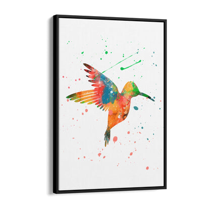 Watercolour Hummingbird Bird Nursery Wall Art #1 - The Affordable Art Company