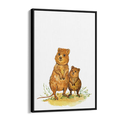 Australian Quokka Painting Animal Nursery Wall Art #2 - The Affordable Art Company