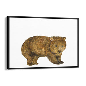 Australian Wombat Painting Animal Wall Art - The Affordable Art Company