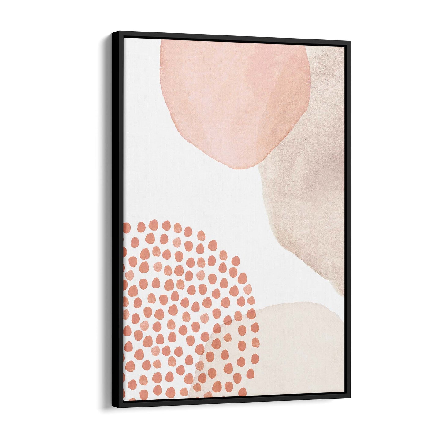 Abstract Modern Watercolour Shapes Painting Wall Art #13 - The Affordable Art Company