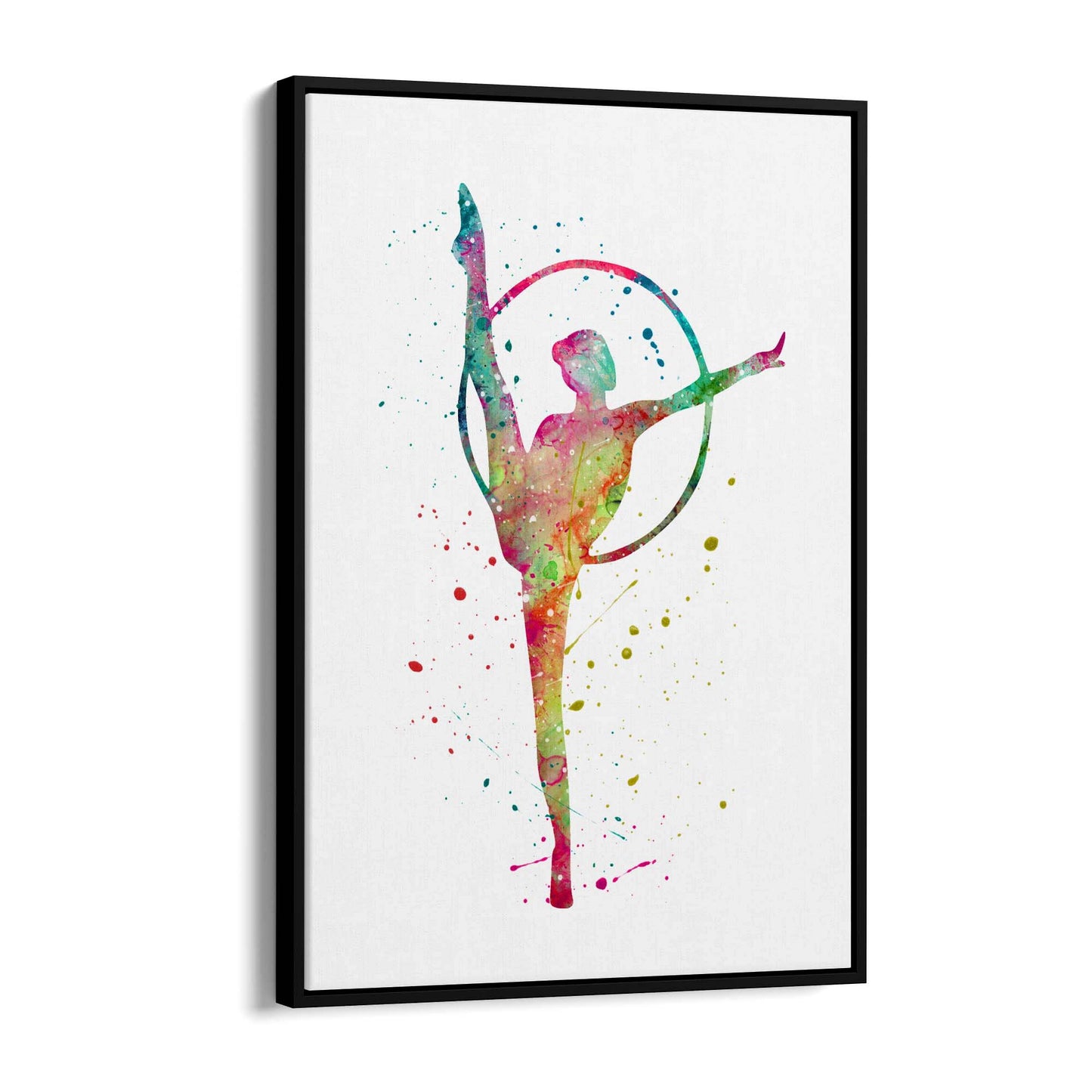 Gymnast Dance Girls Bedroom Gymnastics Wall Art #2 - The Affordable Art Company