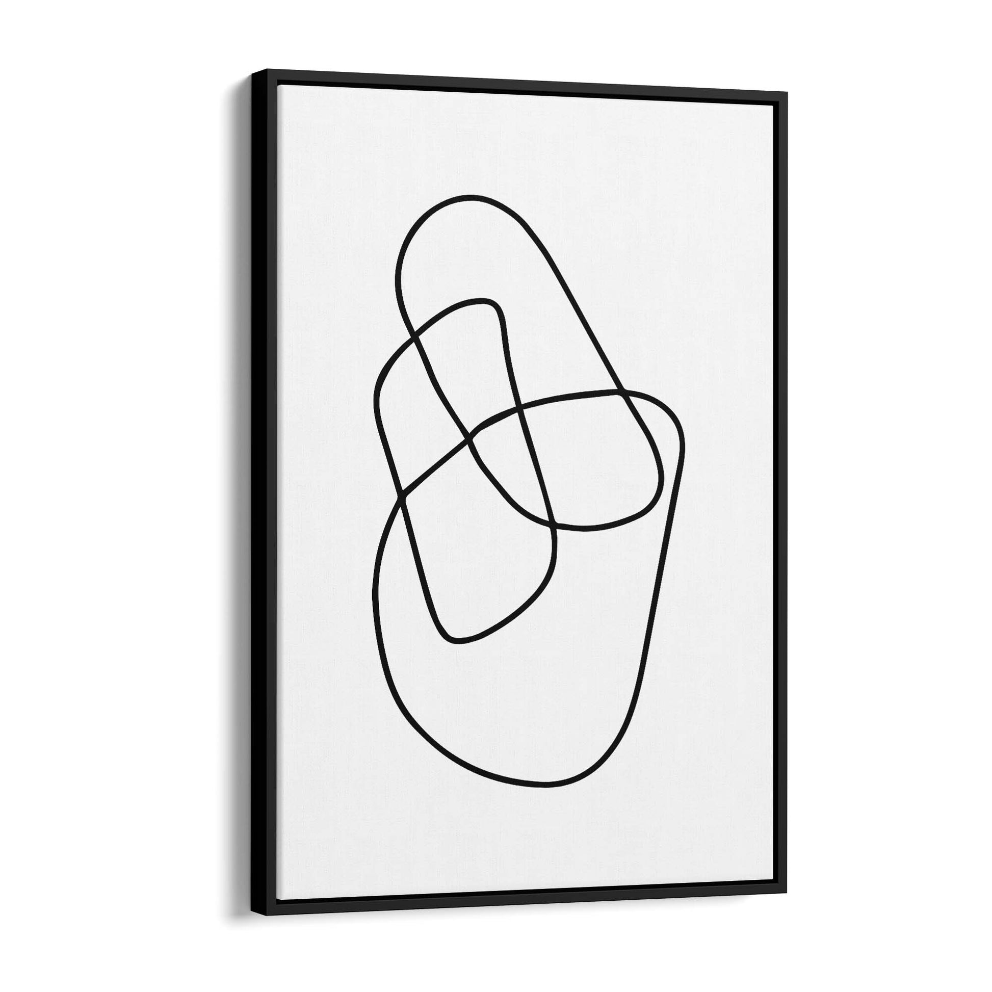 Minimal Abstract Modern Line Artwork Wall Art #2 - The Affordable Art Company