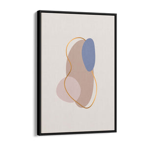 Pale Abstract Shapes Wall Art #9 - The Affordable Art Company