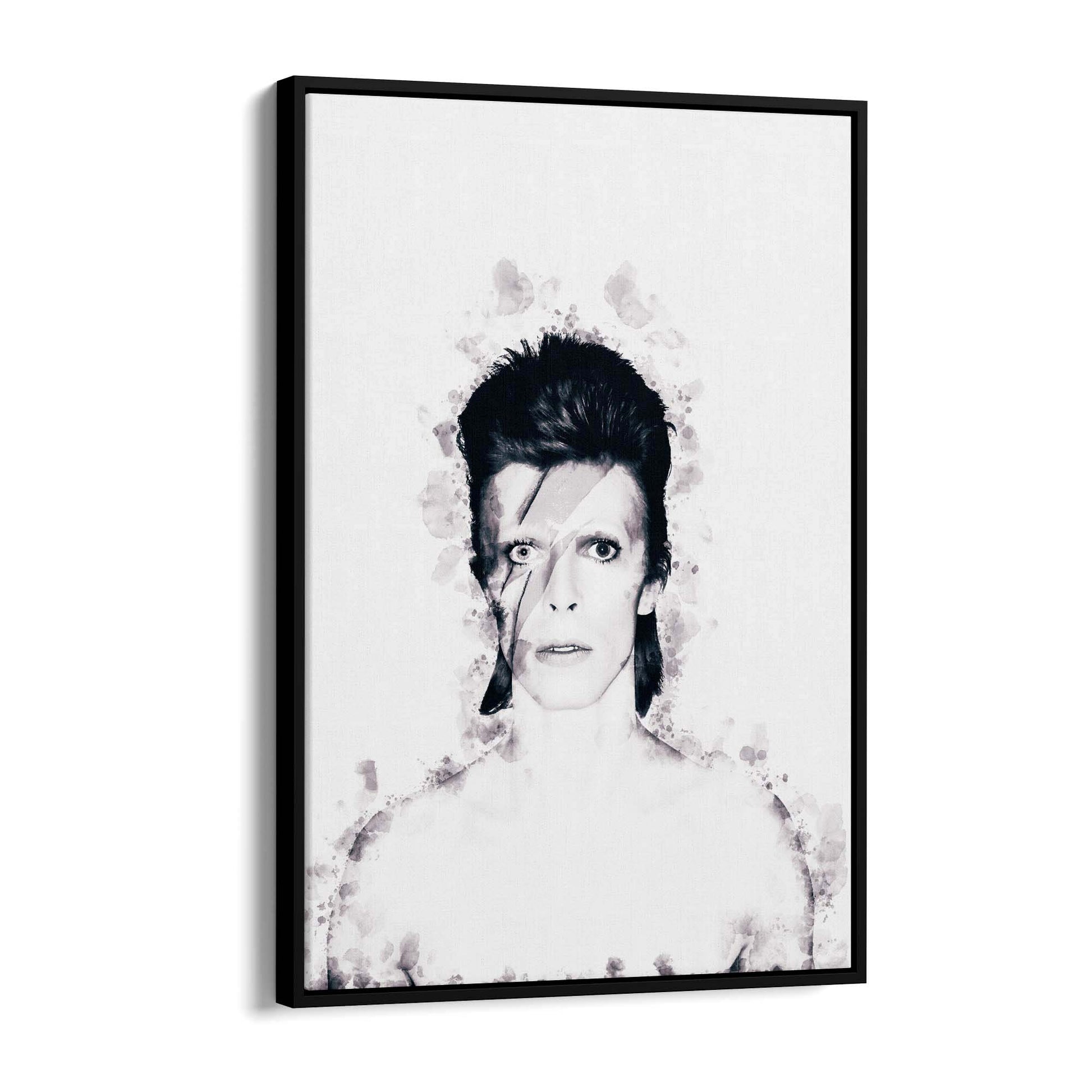 David Bowie Ink Painting Ziggy Stardust Wall Art - The Affordable Art Company