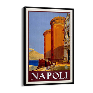 Napoli Italy Vintage Travel Advert Wall Art - The Affordable Art Company