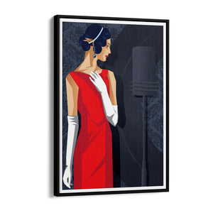 Art Deco New York Fashion Retro Vintage Wall Art #5 - The Affordable Art Company