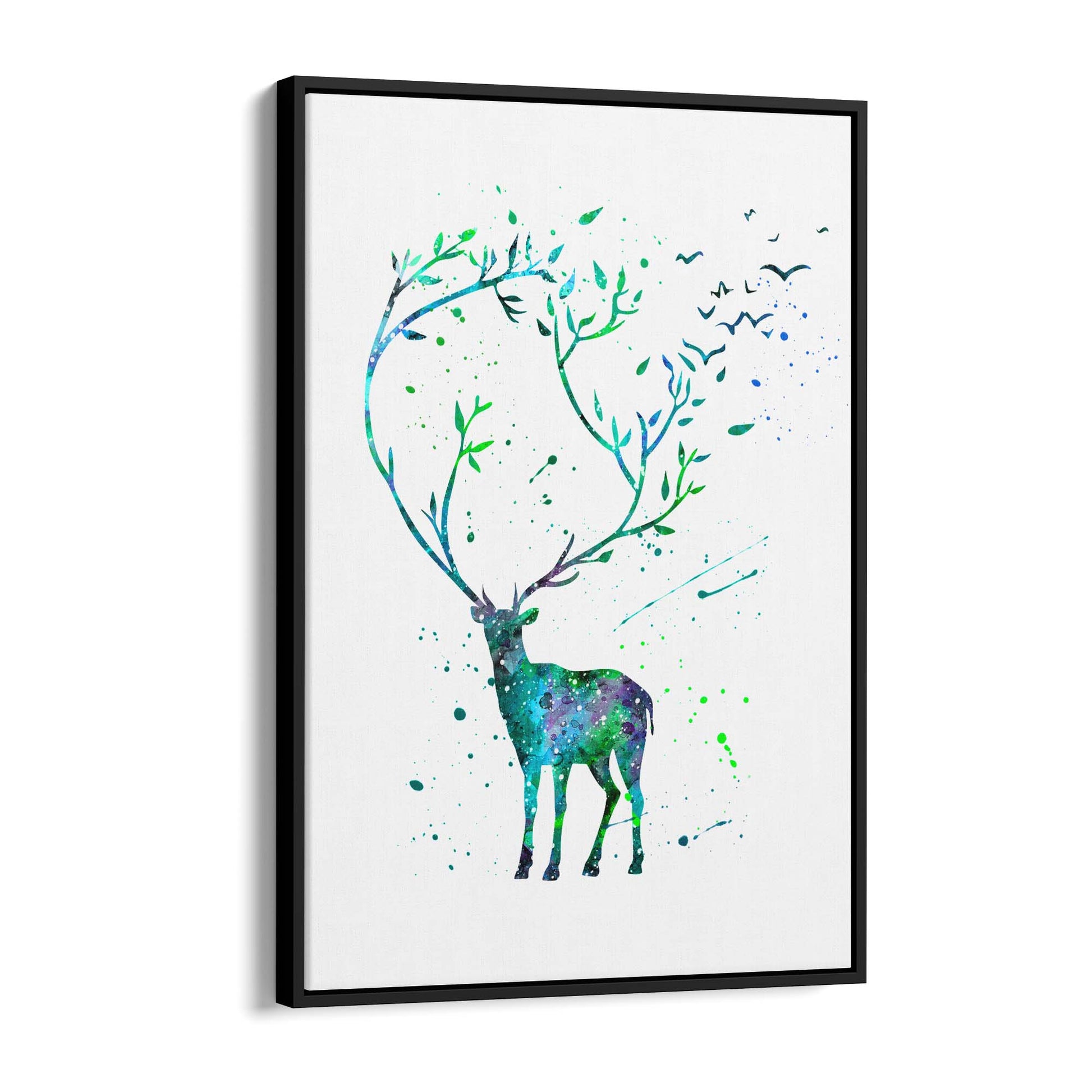 Cute Deer Woodland Animal Nursery Wall Art #2 - The Affordable Art Company
