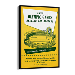 Olympic Games Melbourne (1956) Vintage Wall Art #2 - The Affordable Art Company
