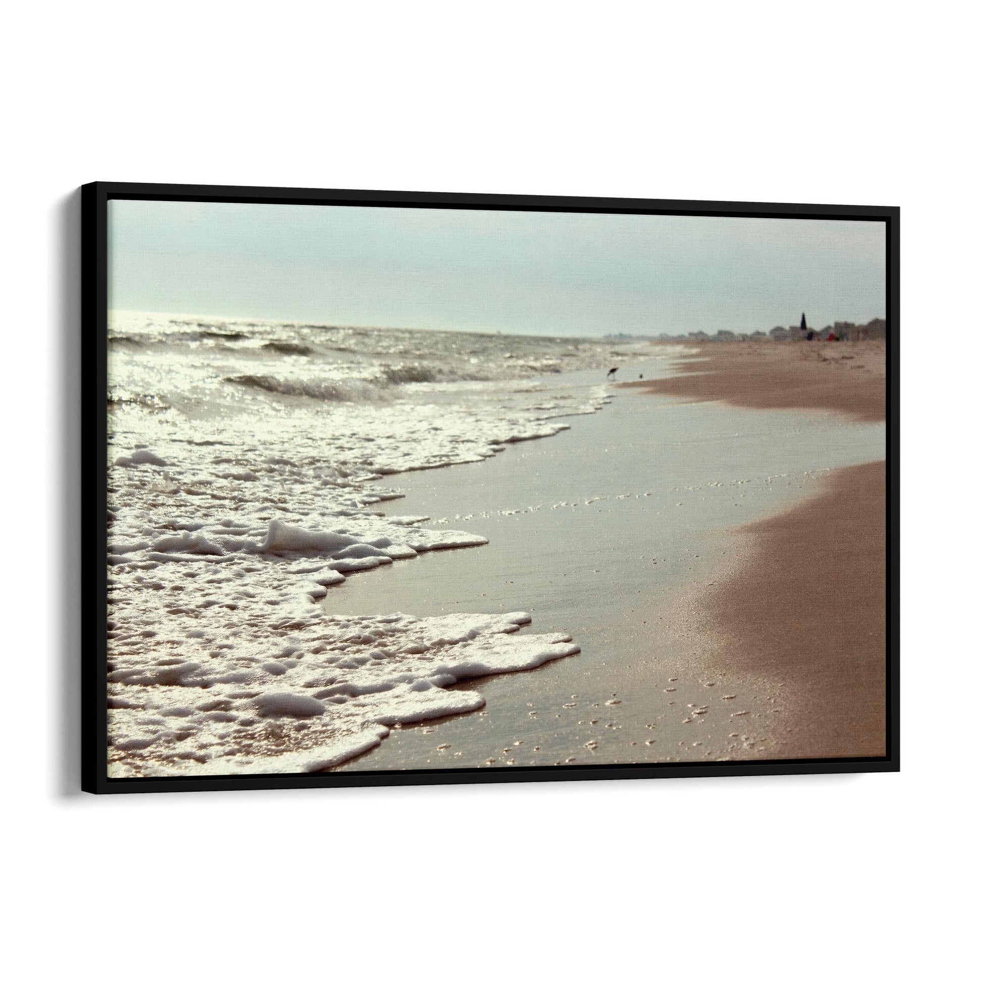 Summer Days Beach Coastal Photograph Wall Art - The Affordable Art Company