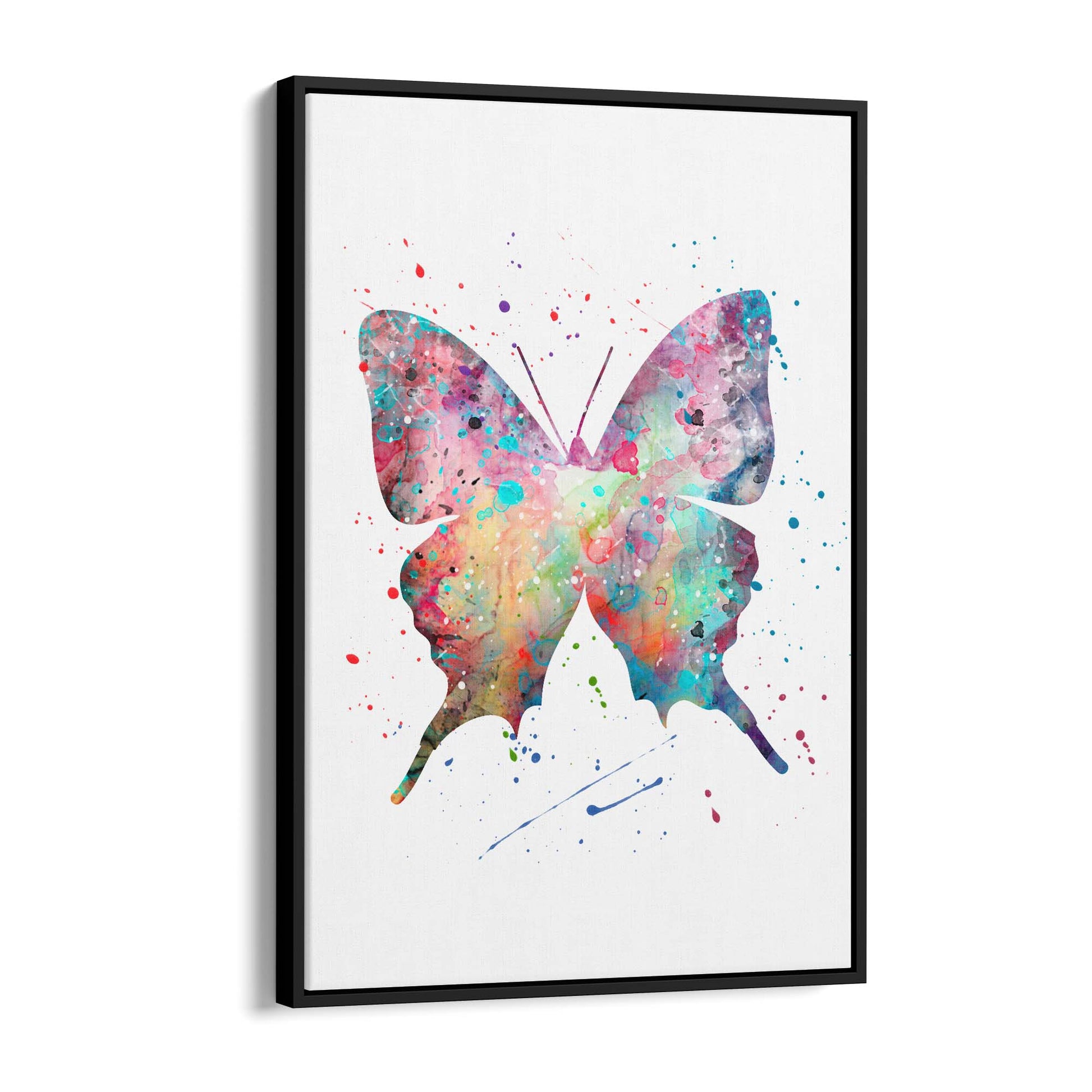 Butterfly Cute Nursery Baby Toddler Wall Art #1 - The Affordable Art Company