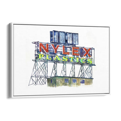 Nylex Sign, Richmond Melbourne Painting Wall Art - The Affordable Art Company