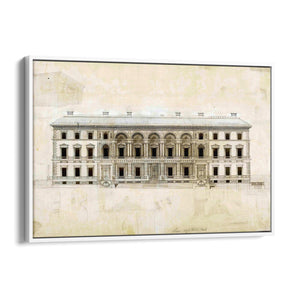 Vintage Treasury Building Melbourne Wall Art - The Affordable Art Company