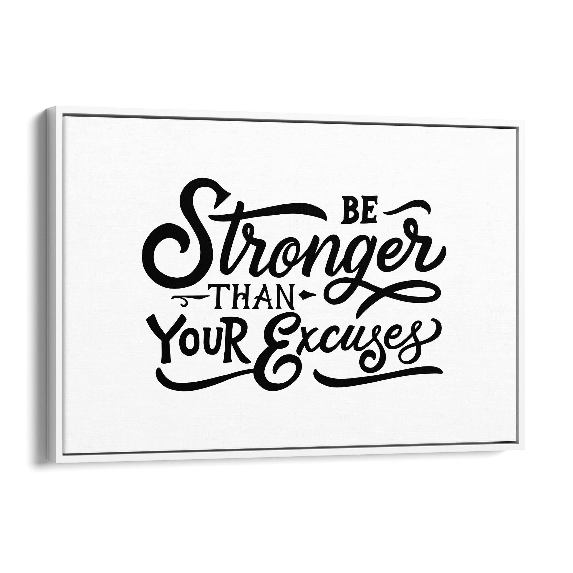 Gym Motivational Quote Fitness Wall Art #2 - The Affordable Art Company