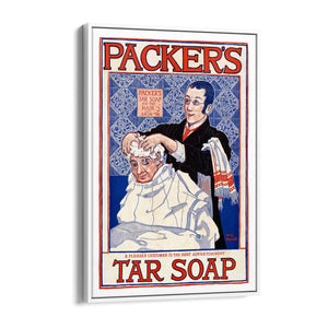 Packers Tar Soap Laundry Vintage Advert Wall Art - The Affordable Art Company