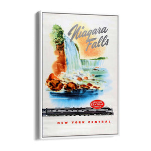 Niagra Falls, New York, USA Vintage Advert Wall Art - The Affordable Art Company