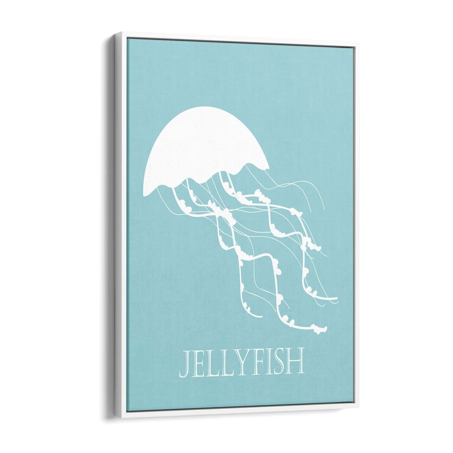 Jellyfish Cartoon Nursery Babys Bedroom Wall Art - The Affordable Art Company