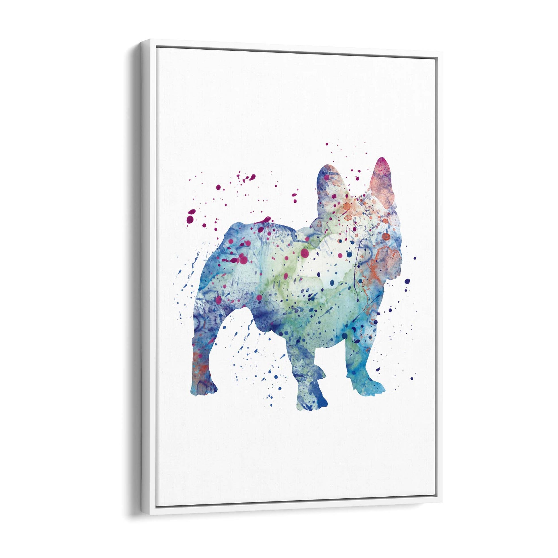 French Bulldog Painting Wall Art Print - The Affordable Art Company