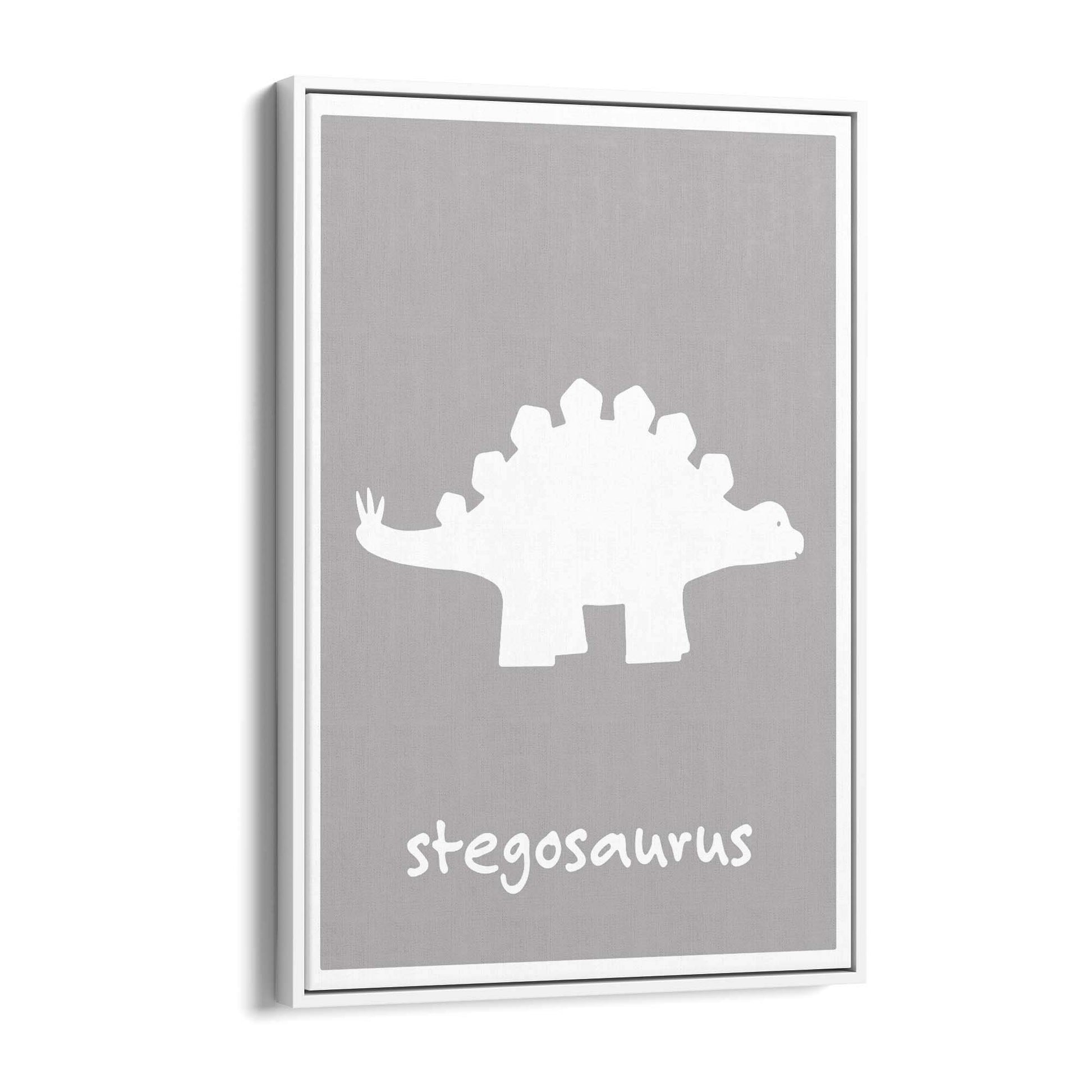 Stegosaurus Dinosaur Boys Bedroom Nursery Art - The Affordable Art Company