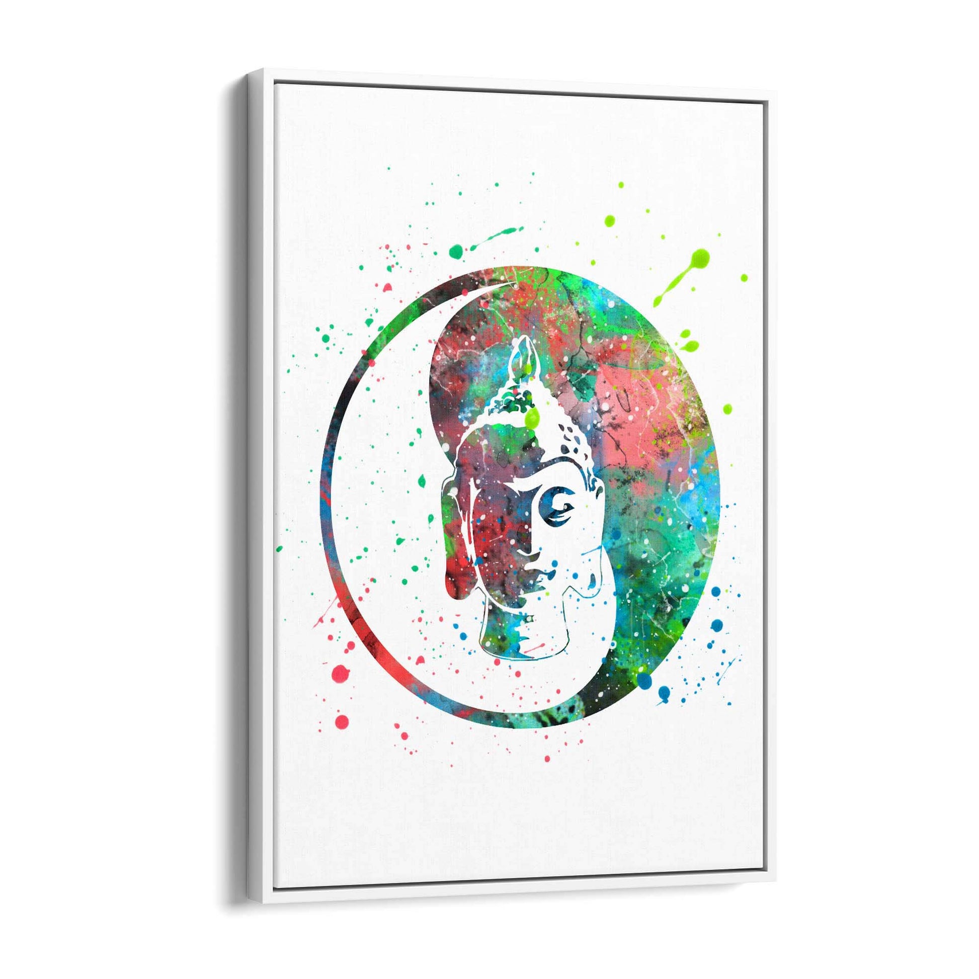 Yoga Studio Mandala Calming Yoga Buddhist Wall Art #3 - The Affordable Art Company