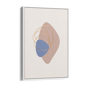 Pale Abstract Shapes Wall Art #5 - The Affordable Art Company