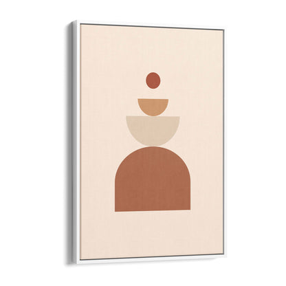 Minimal Pastel Abstract Retro Shapes Wall Art #6 - The Affordable Art Company