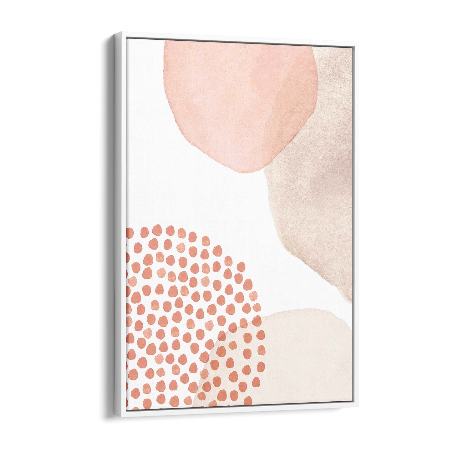 Abstract Modern Watercolour Shapes Painting Wall Art #13 - The Affordable Art Company