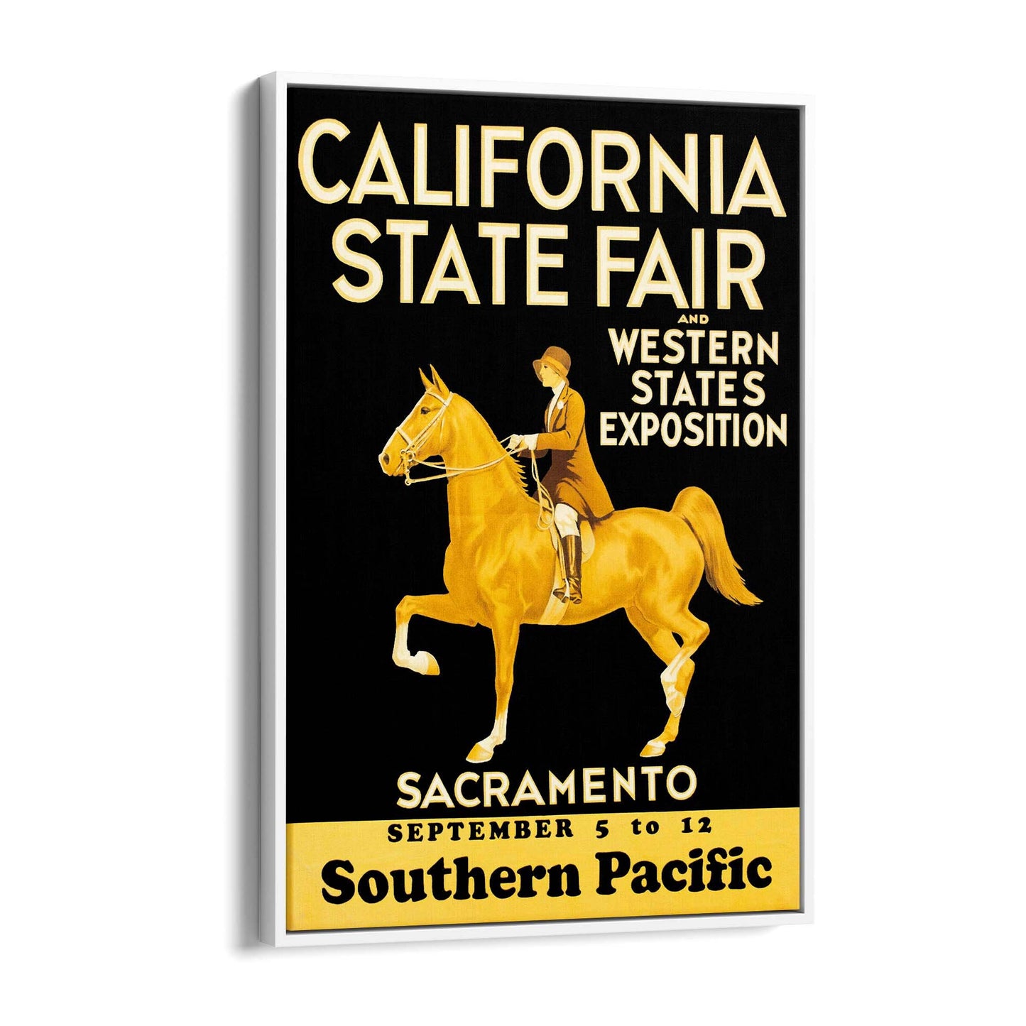 California State Fair Vintage Travel Advert Wall Art - The Affordable Art Company