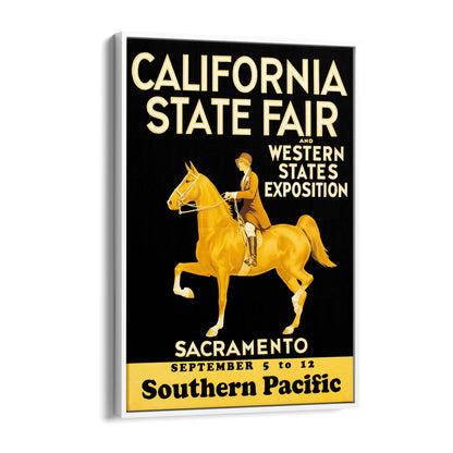 California State Fair Vintage Travel Advert Wall Art - The Affordable Art Company
