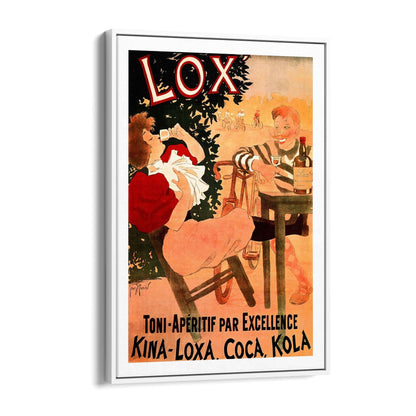 Lox Coca Vintage Advert Cafe Restaurant Wall Art - The Affordable Art Company