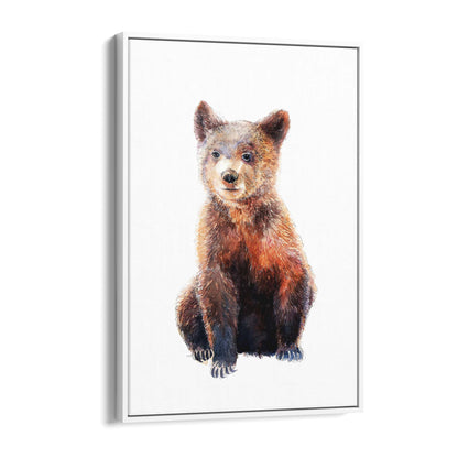 Watercolour Bear Painting Animal Nursery Wall Art - The Affordable Art Company