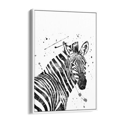 Zebra Painting Nursery Safari Animal Wall Art #2 - The Affordable Art Company