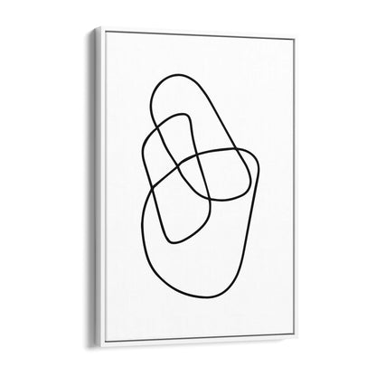 Minimal Abstract Modern Line Artwork Wall Art #2 - The Affordable Art Company