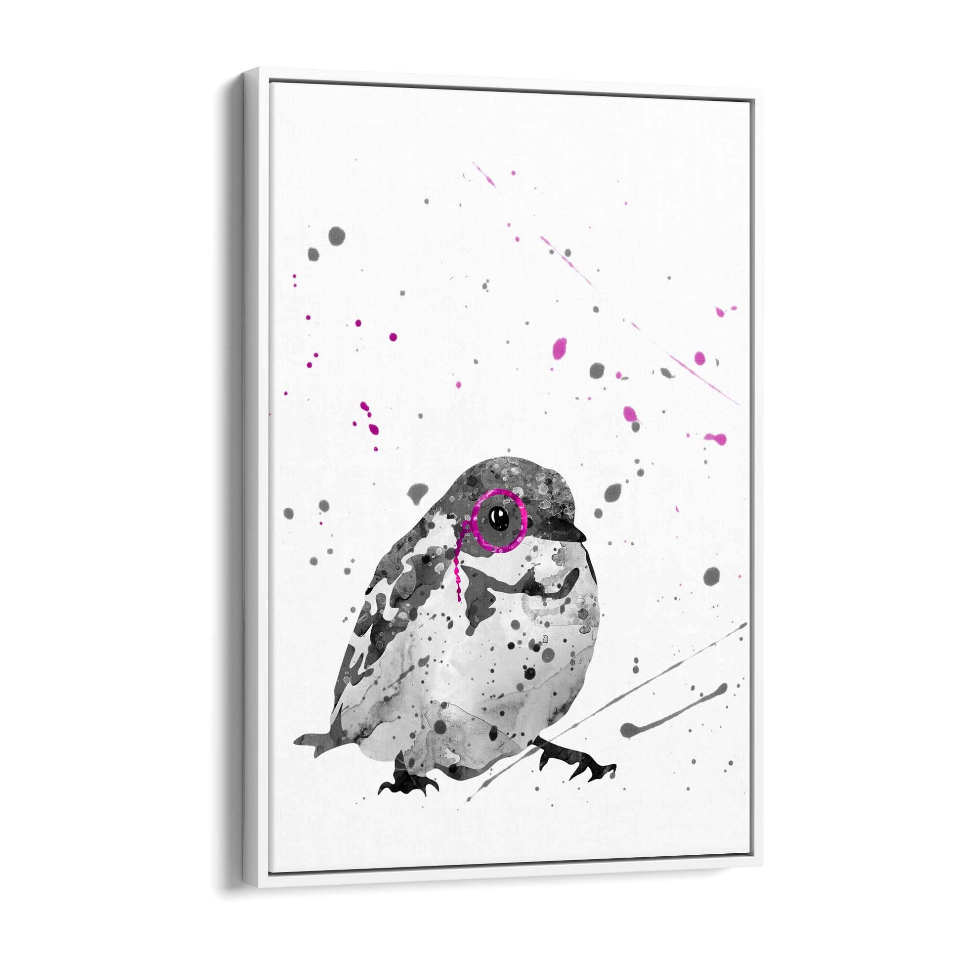 Bird with Glasses Nusery Animal Wall Art - The Affordable Art Company