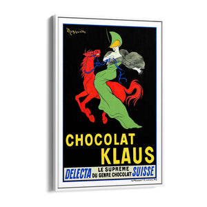 Chocolate Klaus Vintage Food Advert Wall Art - The Affordable Art Company