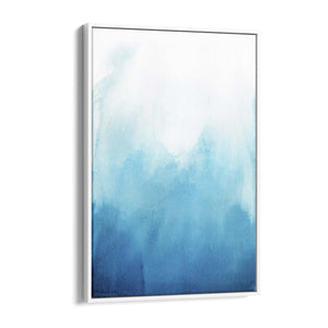 Minimal Blue Painting Abstract Modern Wall Art #11 - The Affordable Art Company