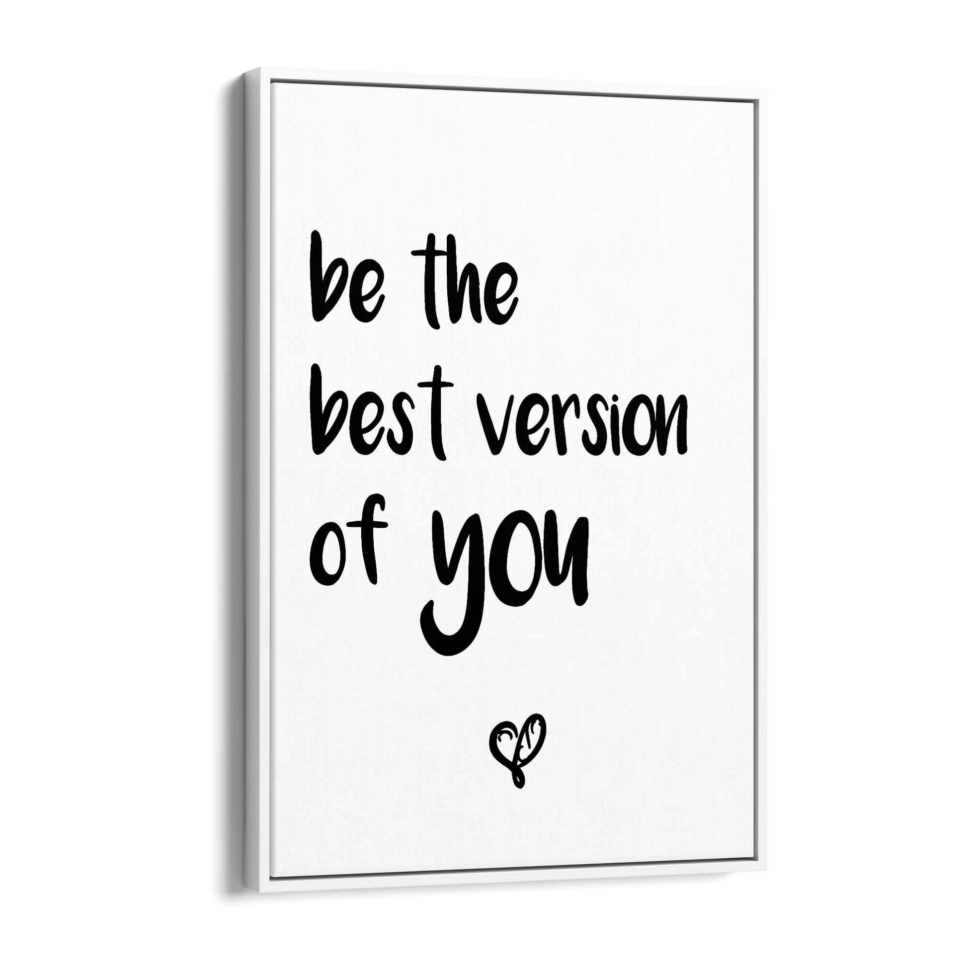 "Be The Best Version Of You" Quote Wall Art - The Affordable Art Company