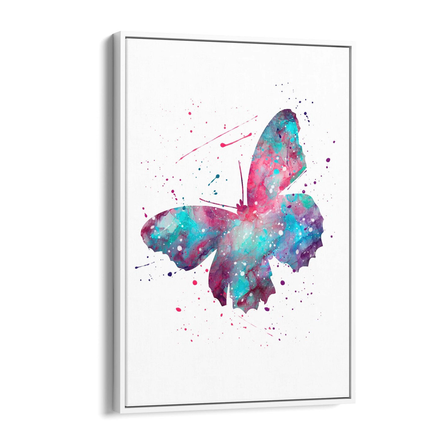 Butterfly Cute Nursery Baby Toddler Wall Art #2 - The Affordable Art Company