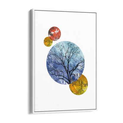 Scandi Circle Landscape Kitchen Minimal Wall Art #5 - The Affordable Art Company