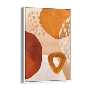 Abstract Modern Watercolour Shapes Painting Wall Art #5 - The Affordable Art Company