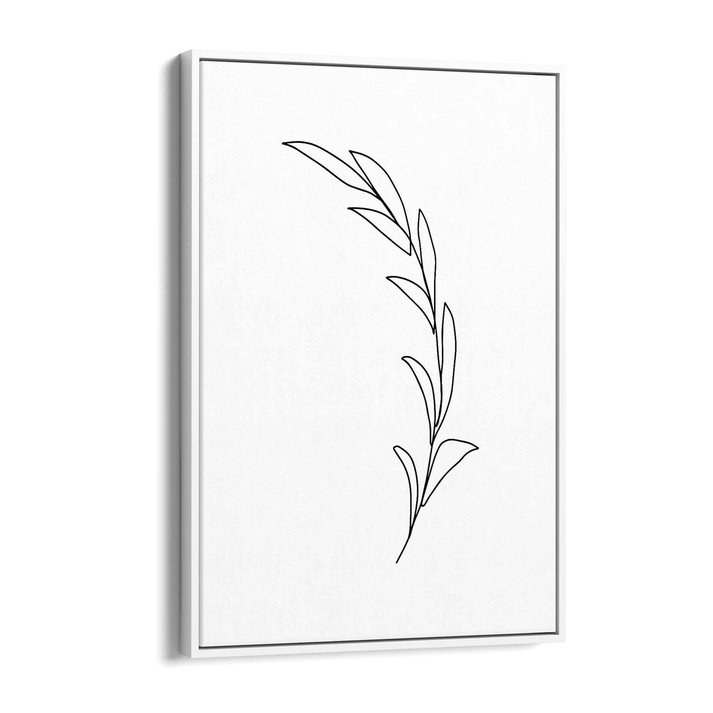 Minimal Floral Drawing Flower Abstract Wall Art #43 - The Affordable Art Company