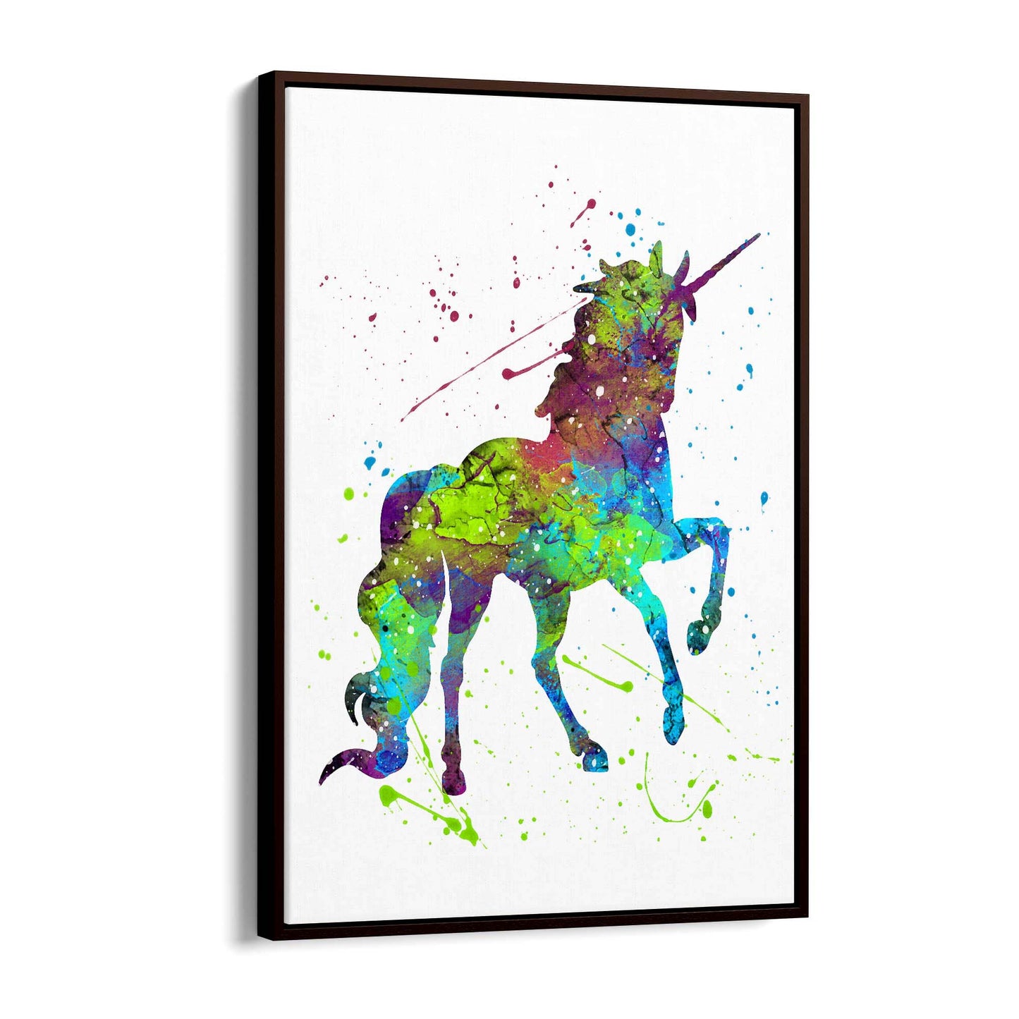 Unicorn Nursery Girls Bedroom Wall Art #2 - The Affordable Art Company