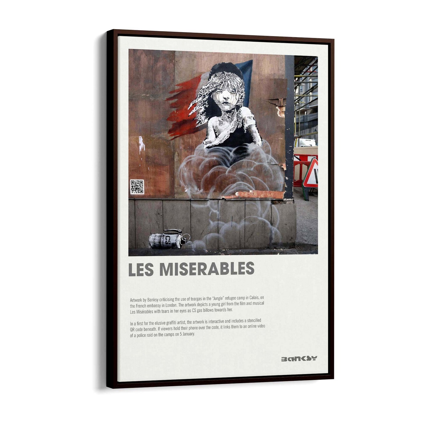 Banksy "Les Miserables" Graffiti Gallery Wall Art - The Affordable Art Company