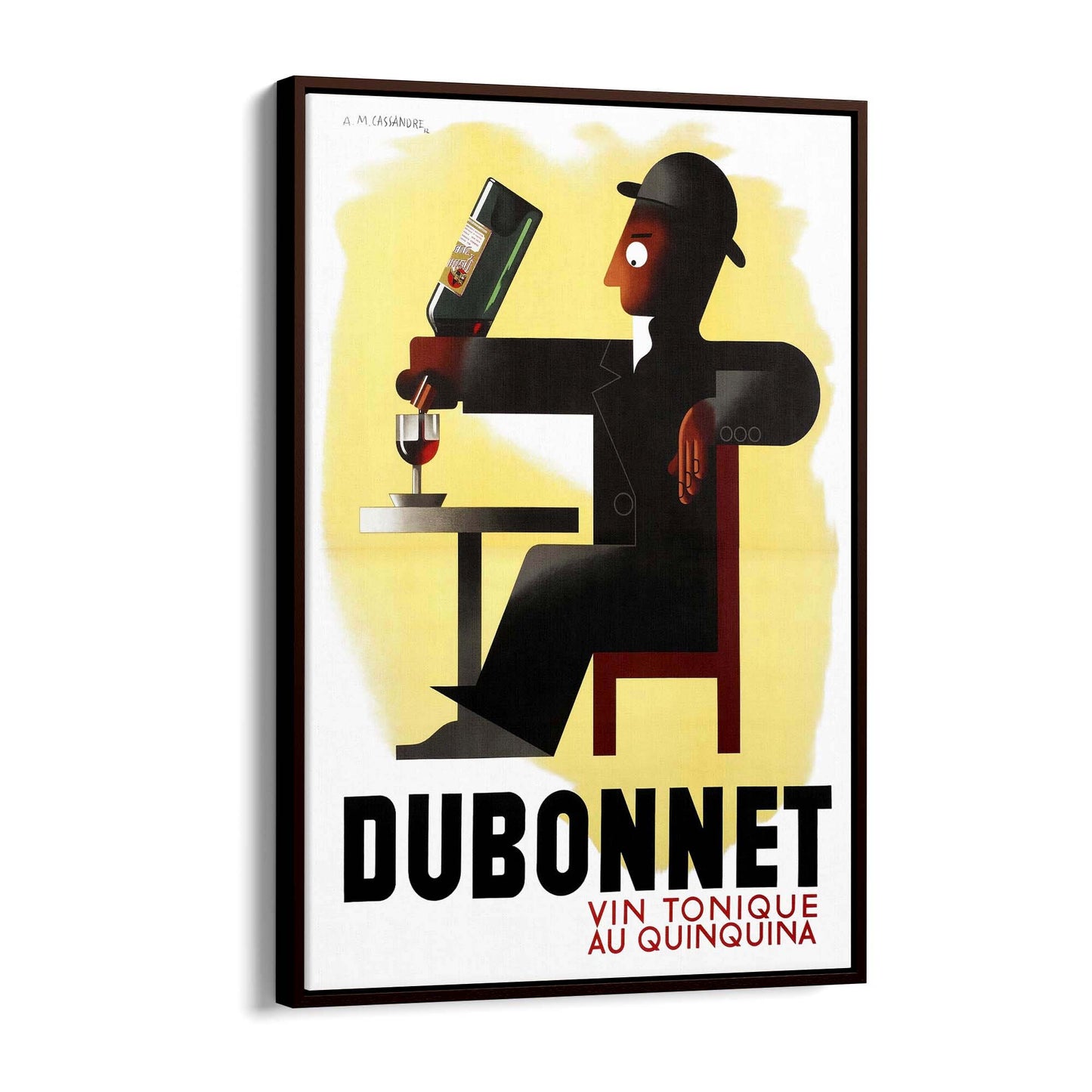 Vin Tonique Dubonnet Vintage Advert Wall Art - The Affordable Art Company